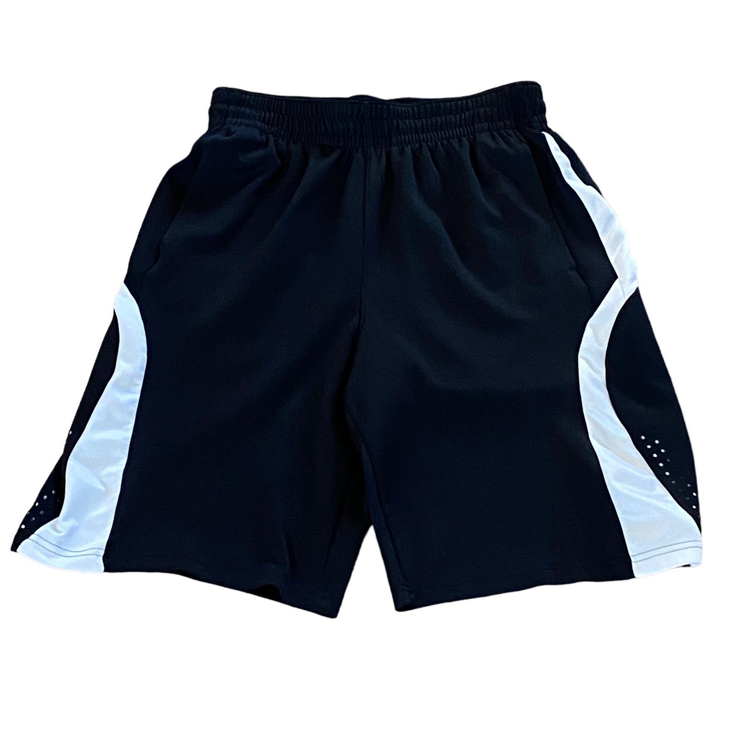 CSG Champs Black Athletic Shorts Medium Mesh Panel Activewear Athleisure Gym
