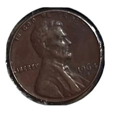 RARE 1964 D Lincoln Memorial Penny “L” Liberty on edge Errors