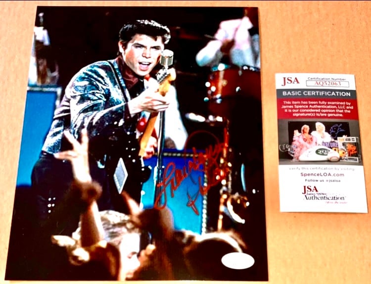 LOU DIAMOND PHILLIPS SIGNED AUTOGRAPHED LA BAMBA 8X10 PHOTO JSA COA RARE!