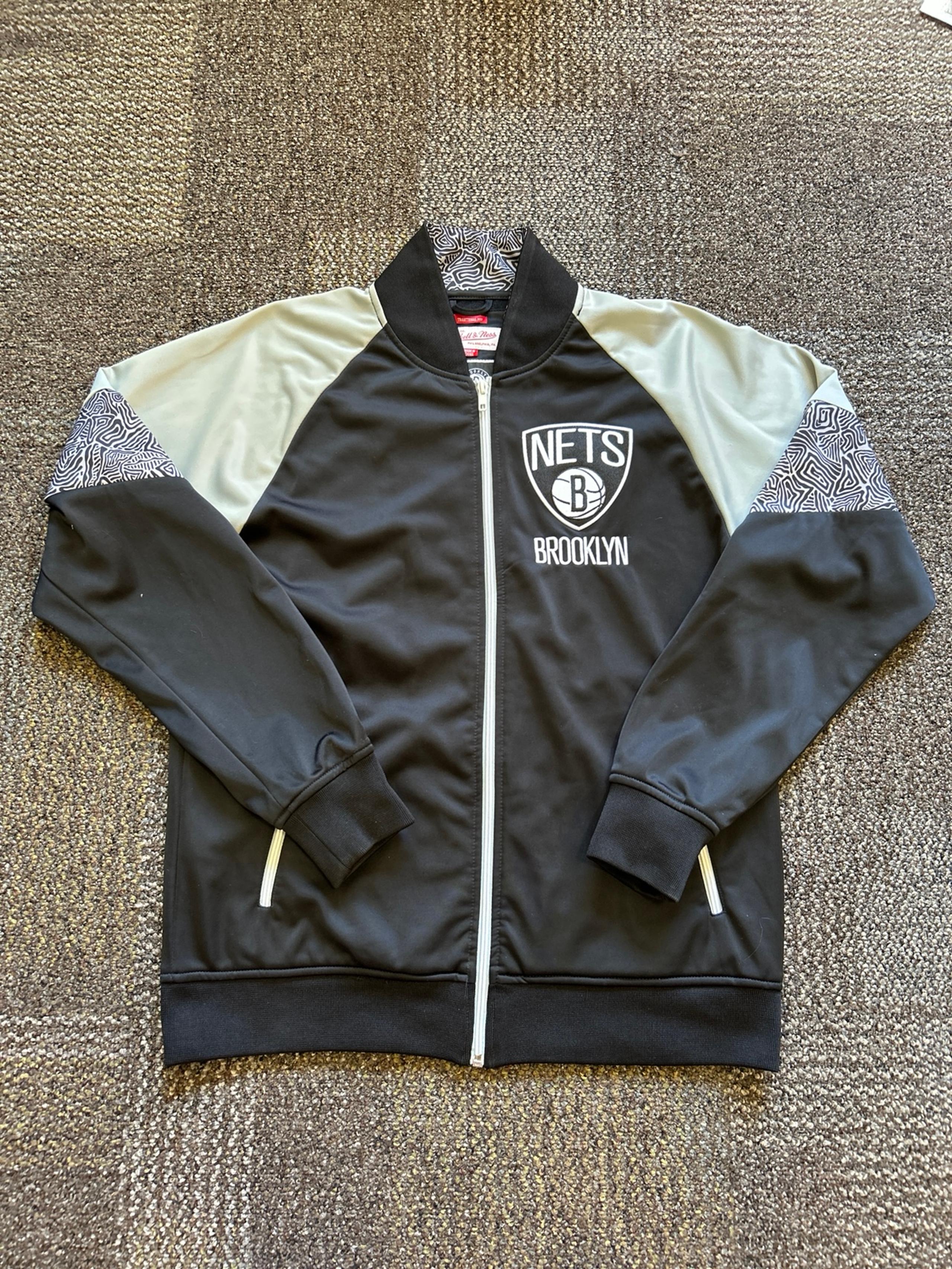 Brooklyn Nets Men’s Mitchell and Ness Zip-Up Jacket