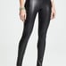 COMMANDO Perfect Control Black Faux Leather Leggings Medium