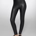 COMMANDO Perfect Control Black Faux Leather Leggings Medium