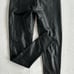 COMMANDO Perfect Control Black Faux Leather Leggings Medium