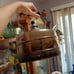 Vintage Simplex Tea Kettle Chrome over Copper English Whistling Tea Pot