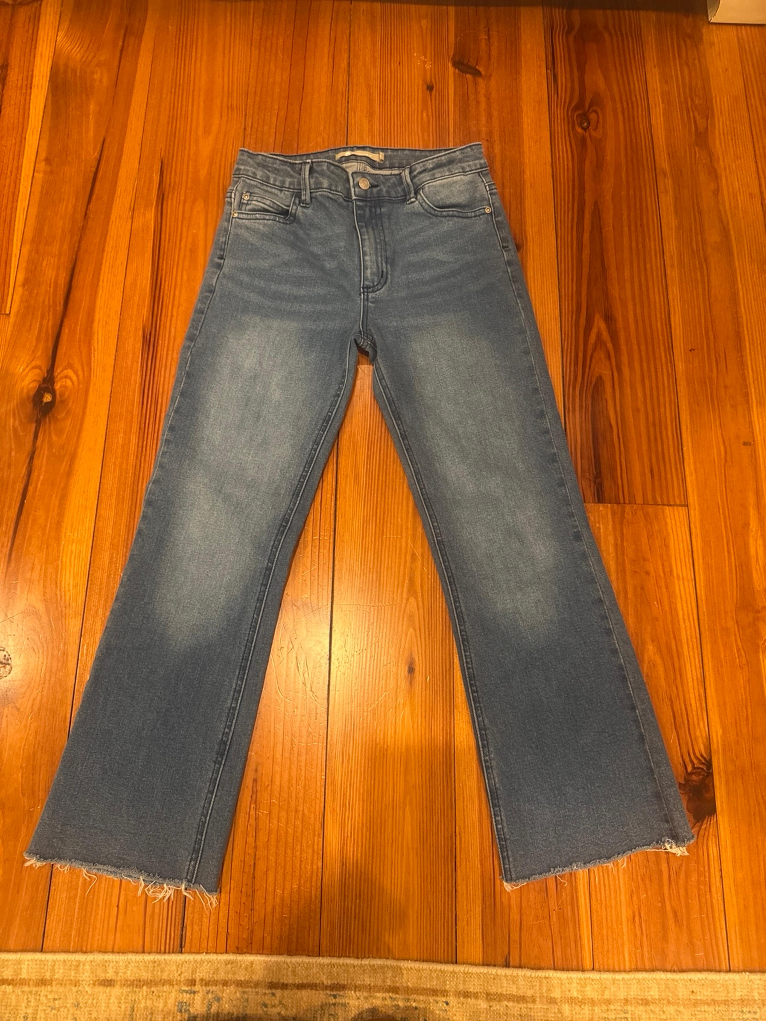 Tractr Youth Jeans raw cut hem
