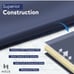 Camping Mat Mattress Outdoor Sleeping Pad Self-Inflating Polyester 2” Blue NEW