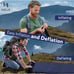 Camping Mat Mattress Outdoor Sleeping Pad Self-Inflating Polyester 2” Blue NEW