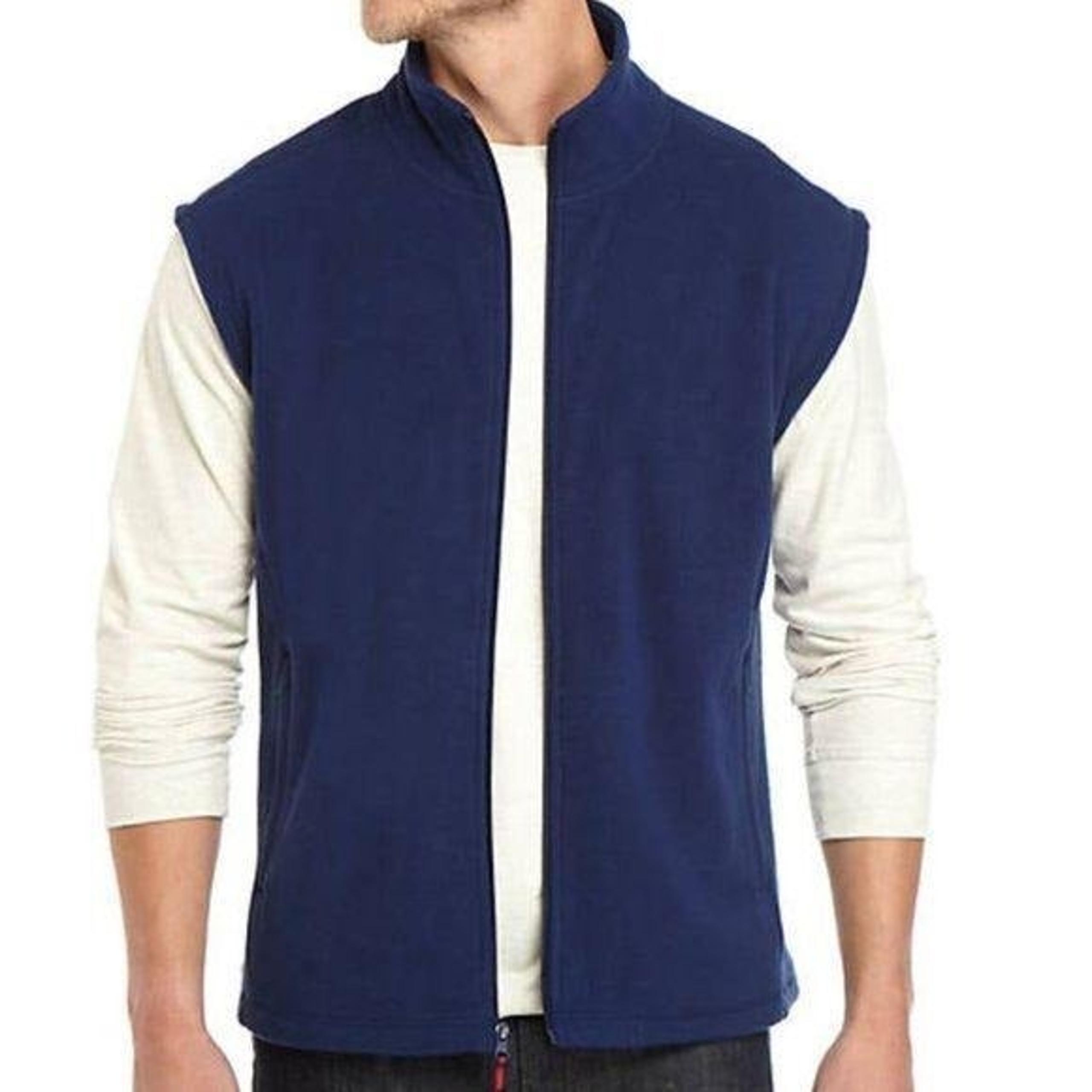 NWT Saddlebred Fall Fleece Vest Blue Med