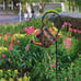 2 Pack Solar LED Watering Can Fairy String Lights, Water Can and Metal Post