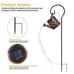 2 Pack Solar LED Watering Can Fairy String Lights, Water Can and Metal Post
