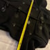 JORDAN CRAIG BLACK WOOL BLENDED BODY & POLYESTER LINING HOODED COAT SZ L. FRONT