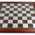 Large 19 by 19 Wooden Chess Board With Chocolate Wood Borders Gaming