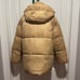 ABERCROMBIE Oversized Puffer Jacket Light Brown S Small 180 NWT