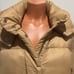 ABERCROMBIE Oversized Puffer Jacket Light Brown S Small 180 NWT