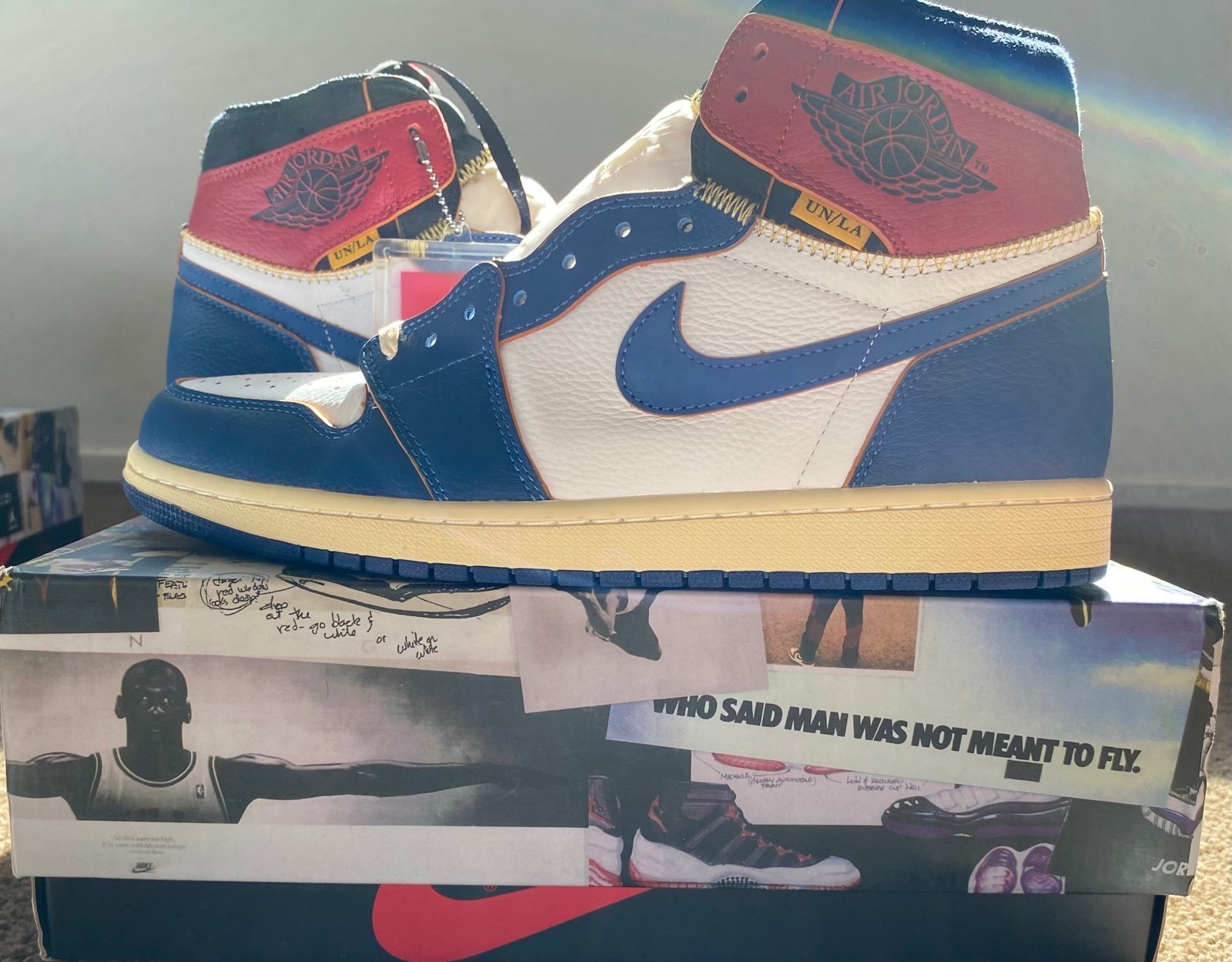 Jordan 1 Retro High Union Los Angeles Storm Blue
