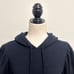 Ulla Johnson Navy Blue Sacha Hooded Puff Long Sleeve Sleeve Sweatshirt Small
