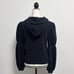Ulla Johnson Navy Blue Sacha Hooded Puff Long Sleeve Sleeve Sweatshirt Small