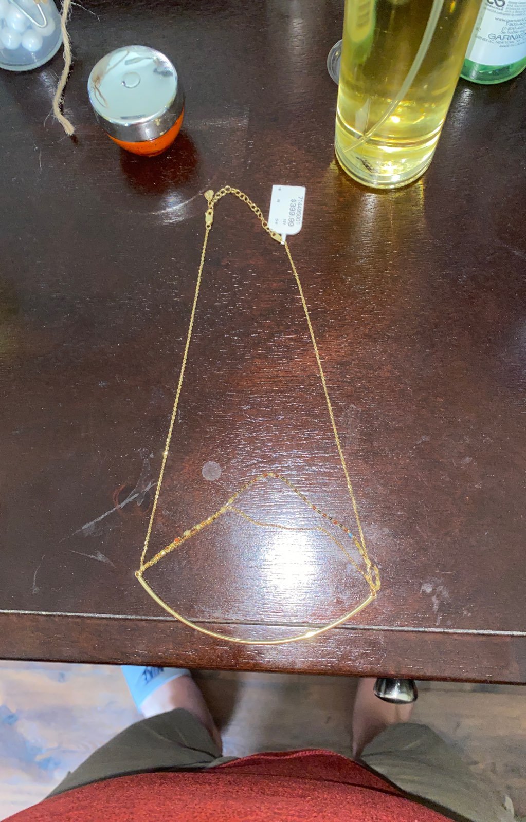 Layered 10k gold necklace