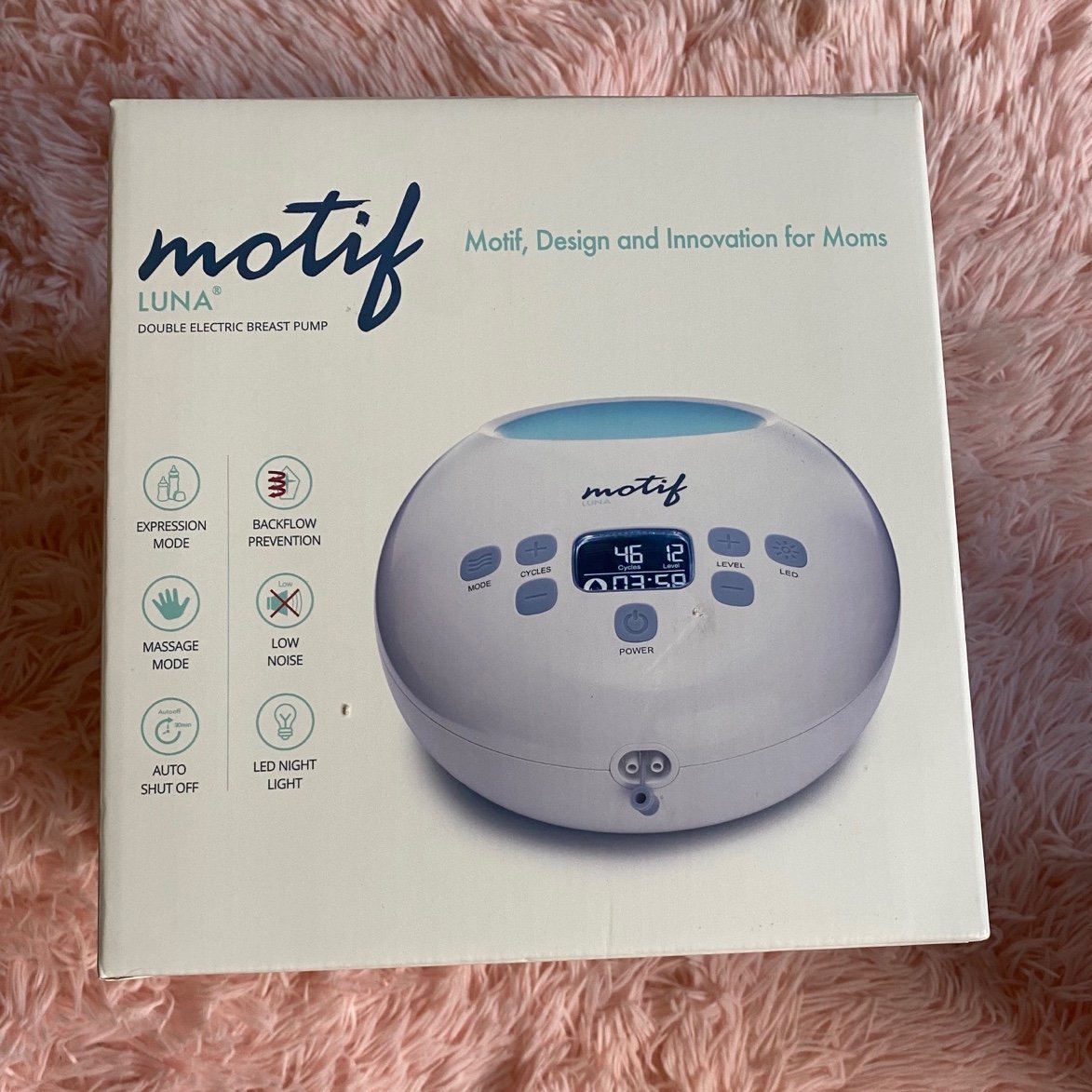 Motif Luna Double Electric Breast Pump PLUS Nursing Pads