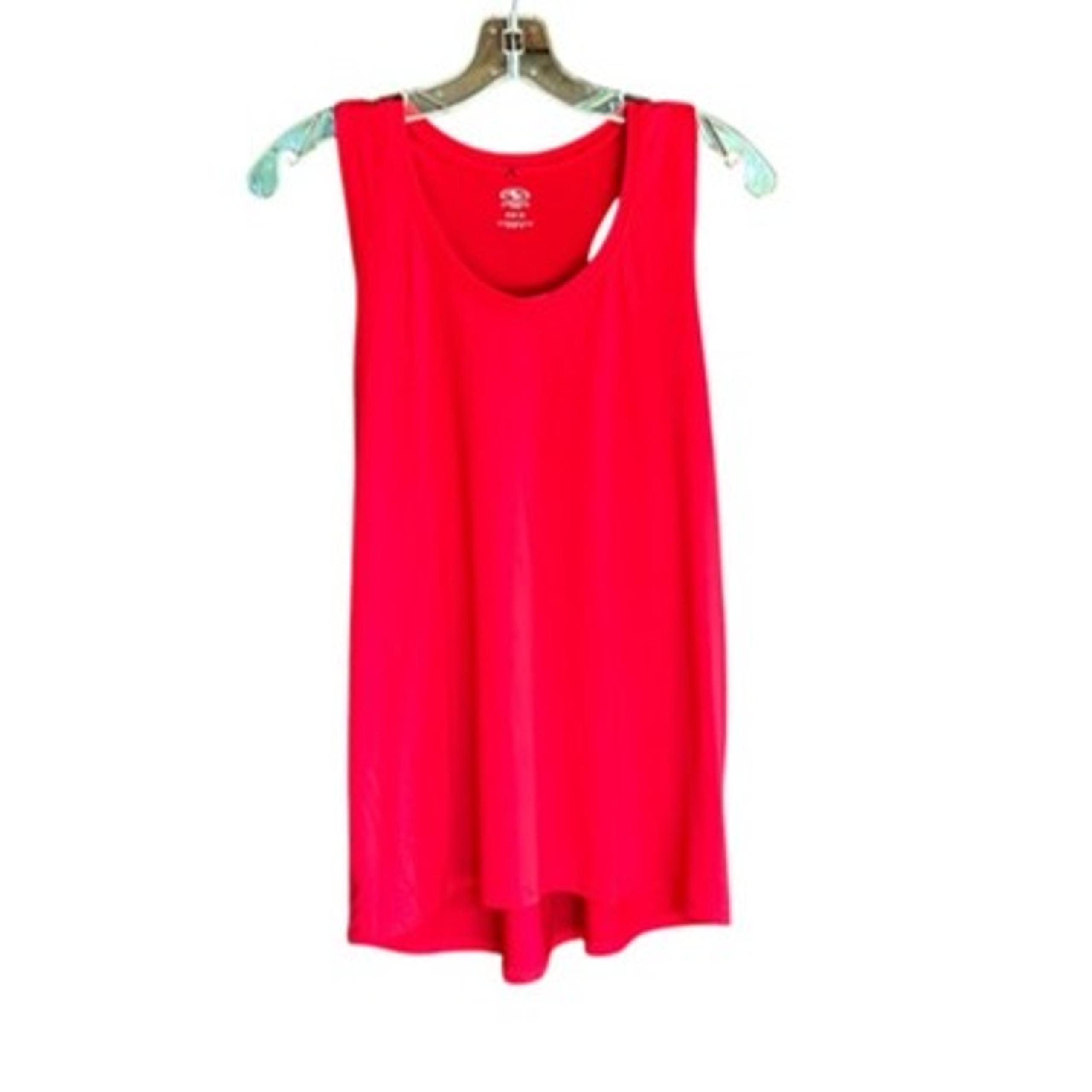 Men's Red Athletic Works Polyester/Spandex Tank Top, Size M (8-10)