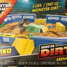 Monster jam kinetic sand playset exculsive
