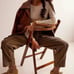 Free People Tahiti Cargo Corduroy Pants in Brown Size Small NWOT