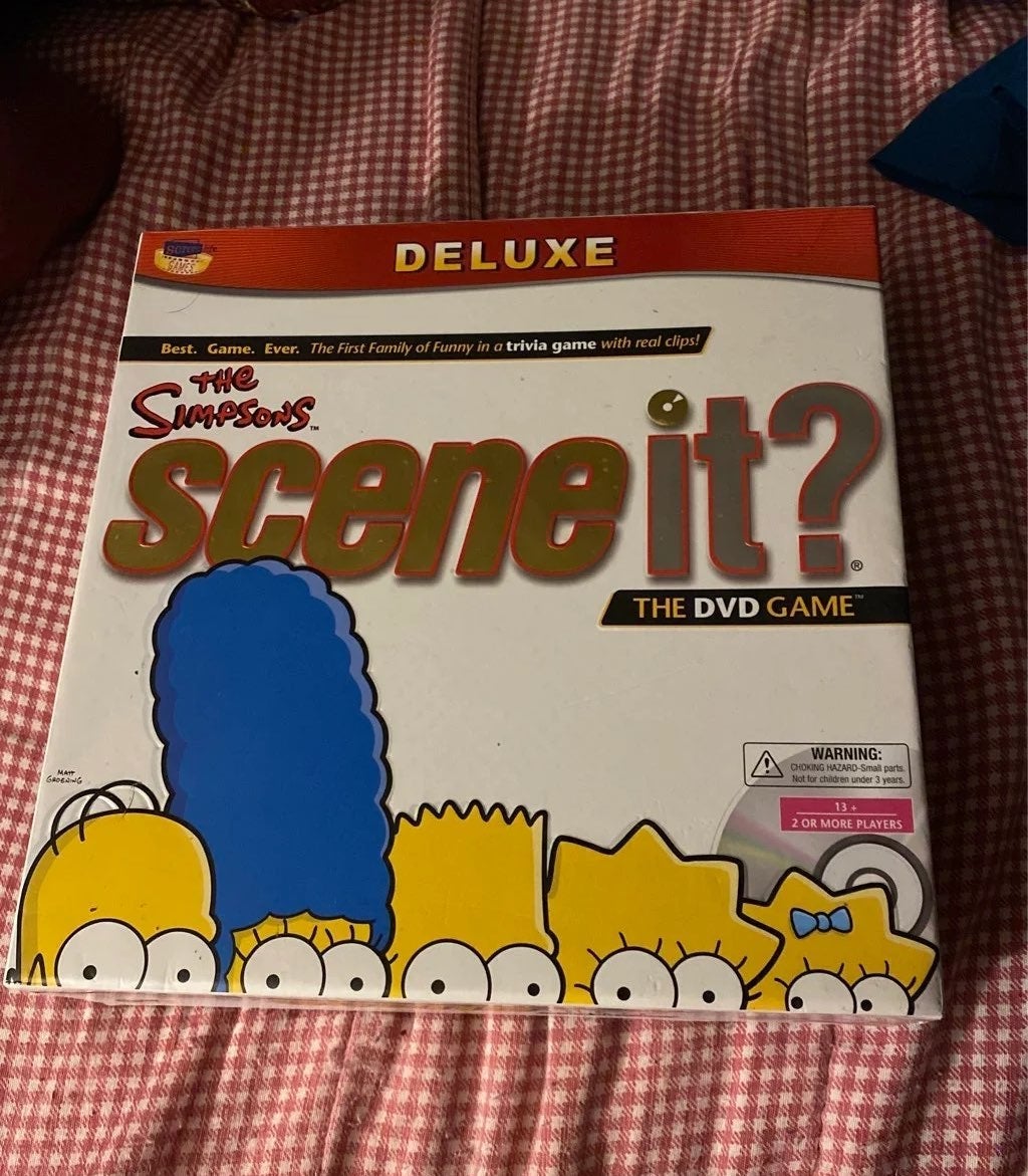 The Simpsons Scene it Deluxe DVD Board Game