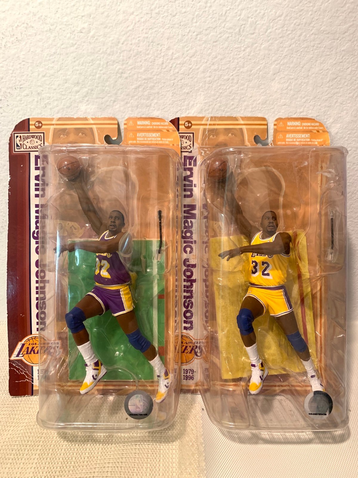 2-PACK Magic Johnson Lakers Mcfarlane Action Figure