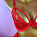 Red lingerie set