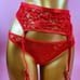 Red lingerie set