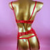 Red lingerie set