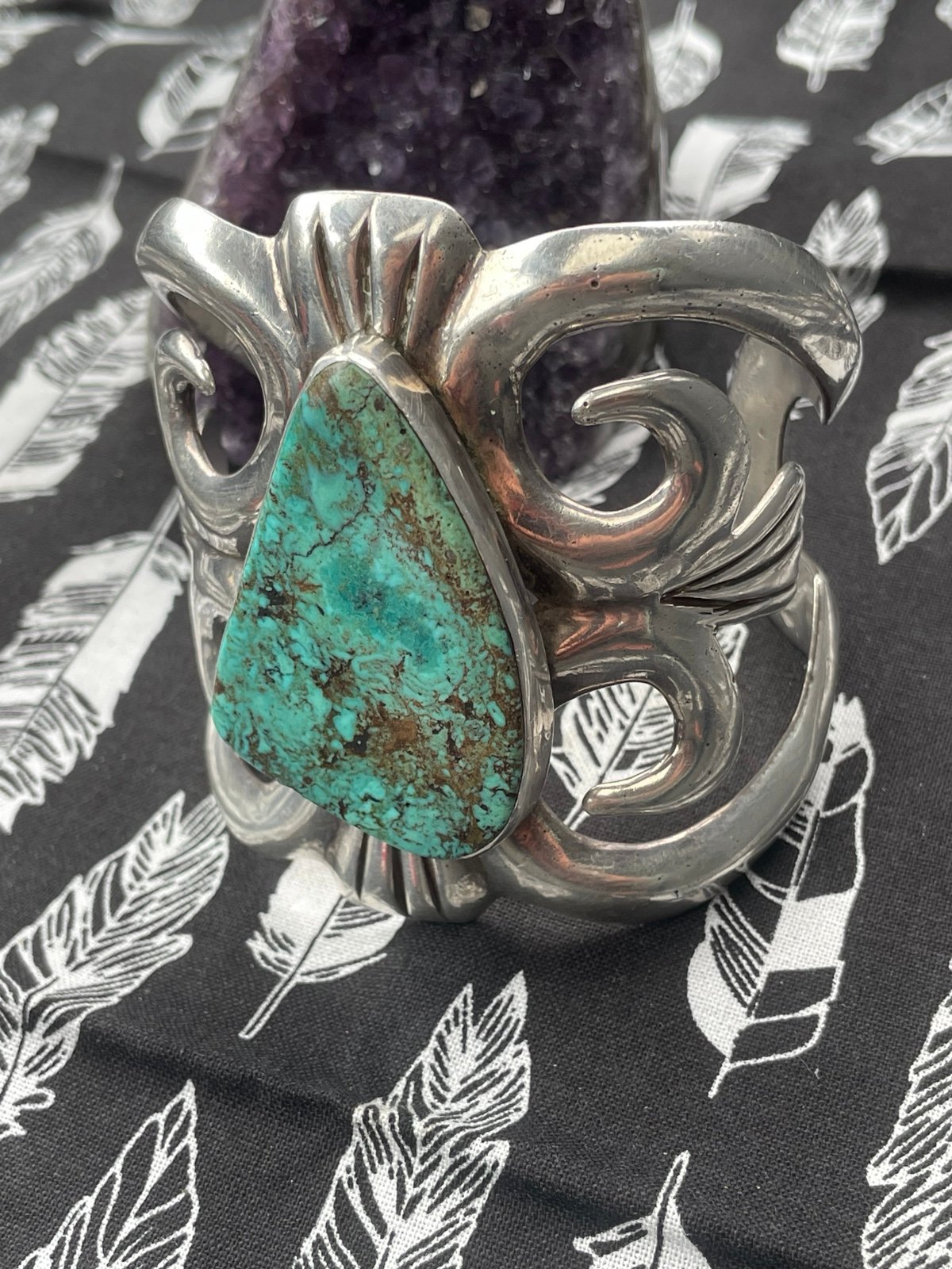 Navajo Sand Cast Cuff