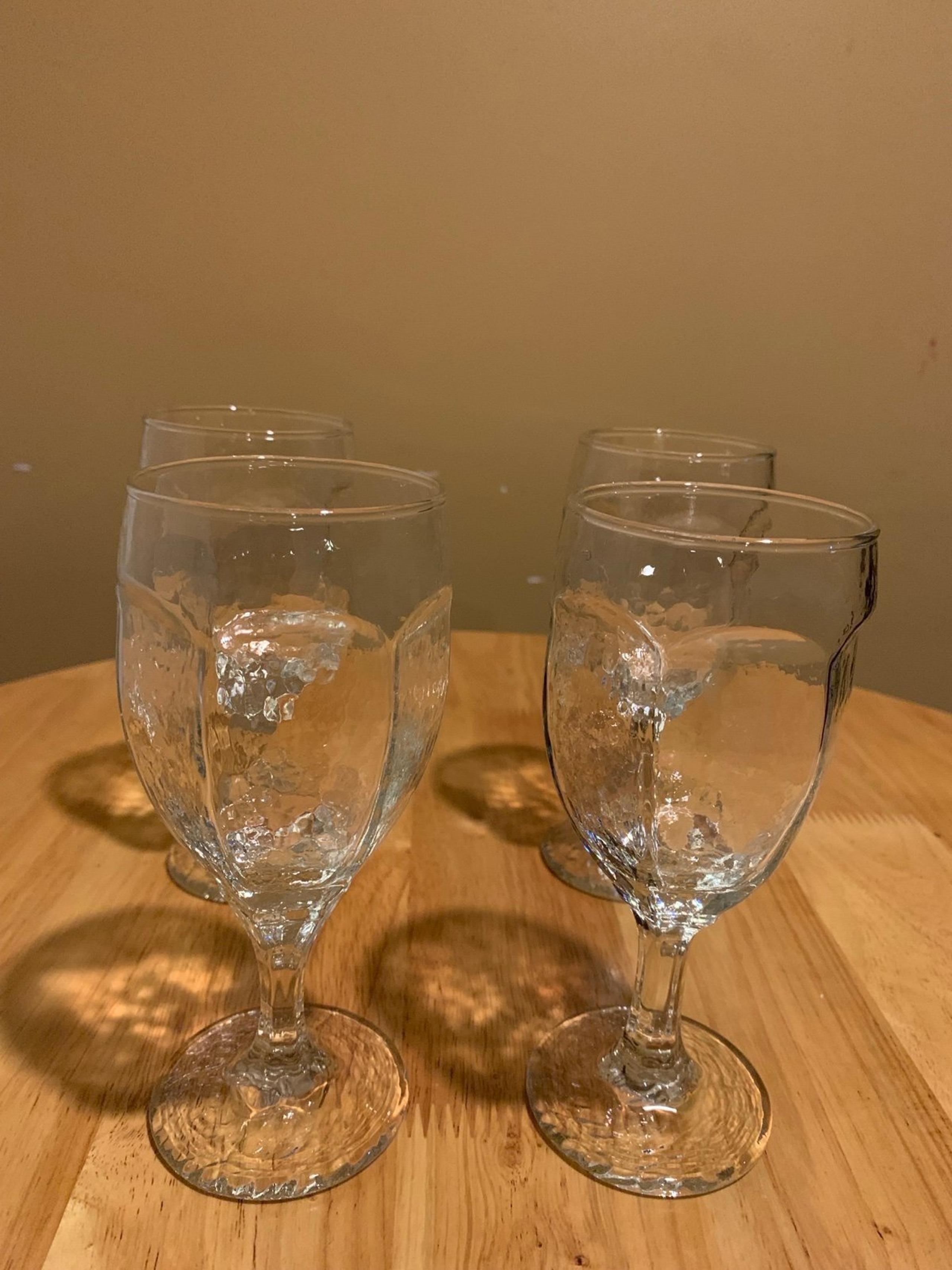4 Libbey Chivalry Wine Glasses