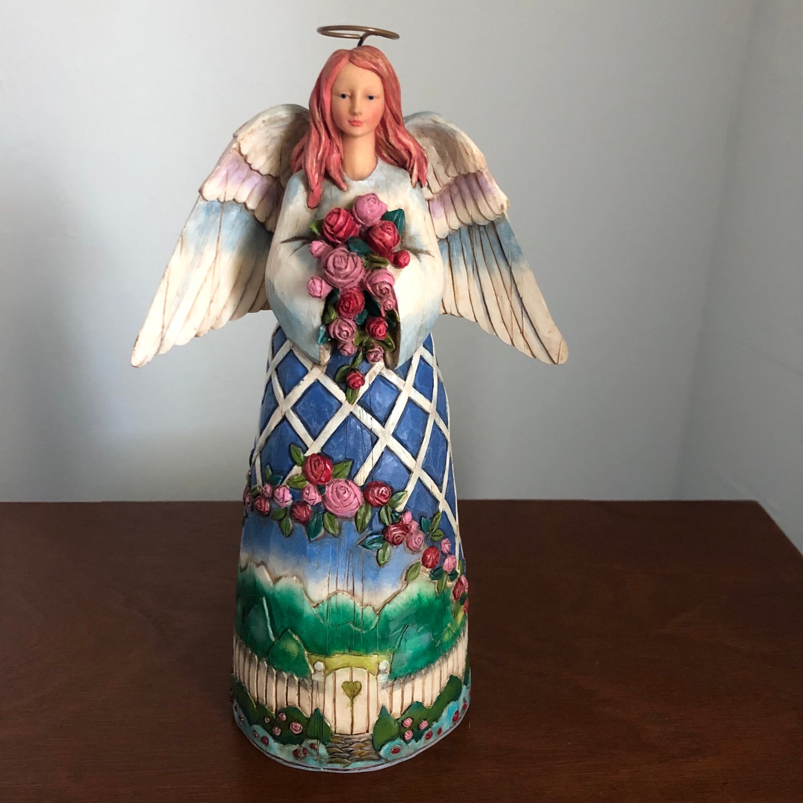 Jim Shore Guardian of the Gardens and Flowers Angel Figurine