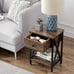 Set of 2 Modern Versatile Nightstands X-Design Side End Table Night Stand