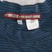 Vintage Pepe Jeanswear Striped Mock Neck T-Shirt - Made in USA - Size Medium