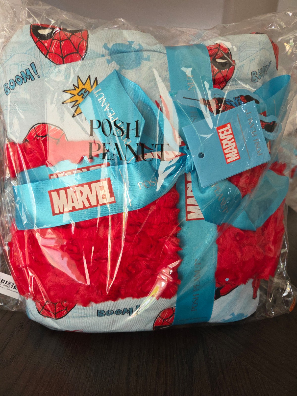 Posh peanut Spiderman Minky Luxe Patoo
