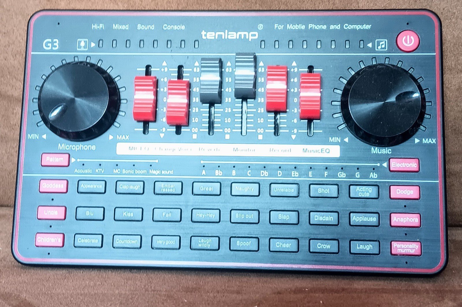 Tenlamp Audio Mixer Kit w/ Microphone, Stand, & Pop Filter