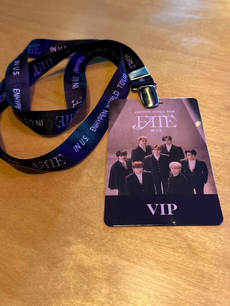 Enhypen: Fate Tour VIP lanyard