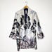 Chico’s 0 Kimono Floral Crushed Cardigan Reversible Size 4 / 6