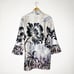Chico’s 0 Kimono Floral Crushed Cardigan Reversible Size 4 / 6
