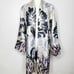 Chico’s 0 Kimono Floral Crushed Cardigan Reversible Size 4 / 6