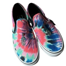 Vans tie dye slip on men’s 8 woman’s 9.5 NEW