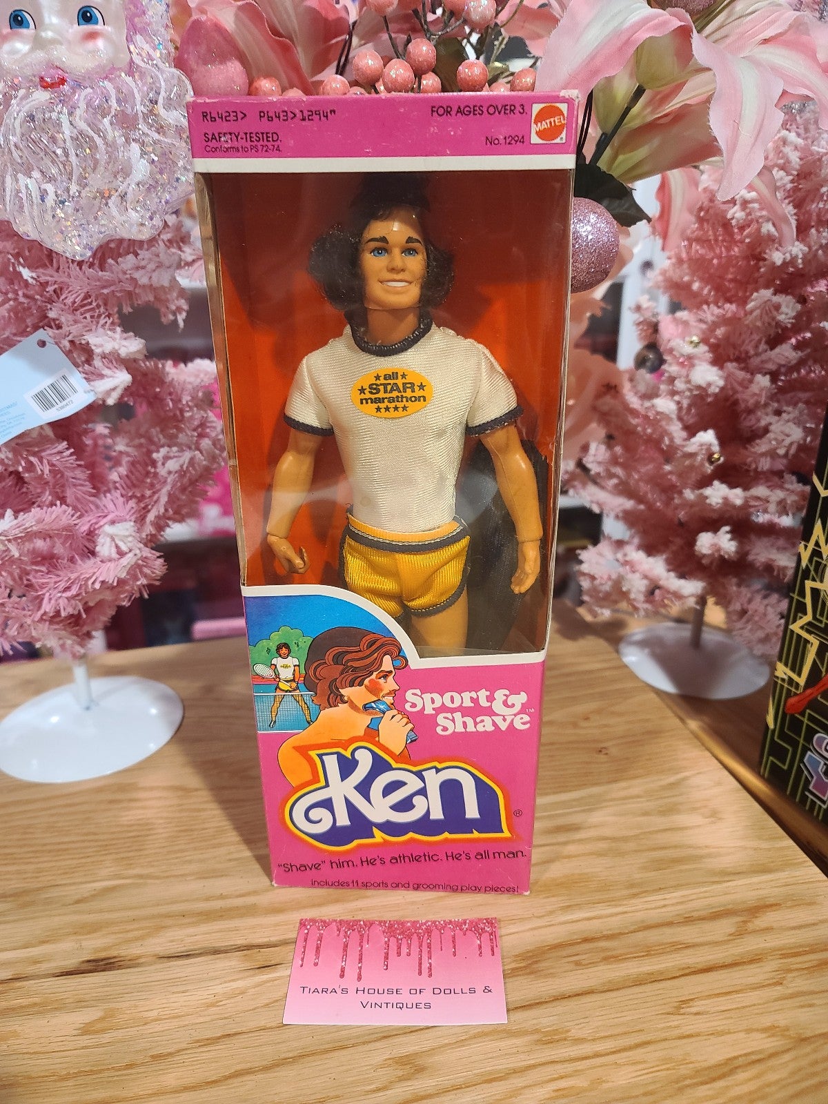 VINTAGE 1979 SPORT AND SHAVE KEN BARBIE!