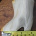 Set Of 2 VTG Natural Marble Onyx Stone Desk Accessory•Holder•Paperweight Boots