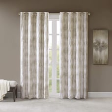 SUN SMART Victorio Thermal Insulated Total Blackout Curtains, 2 Panels 50x95
