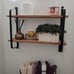 Decorative Wall Mounted Storage Shelves 2 Tier