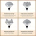 Cordless Electric Body Massager, USB Rechargeable Handheld Deep Tissue Massager