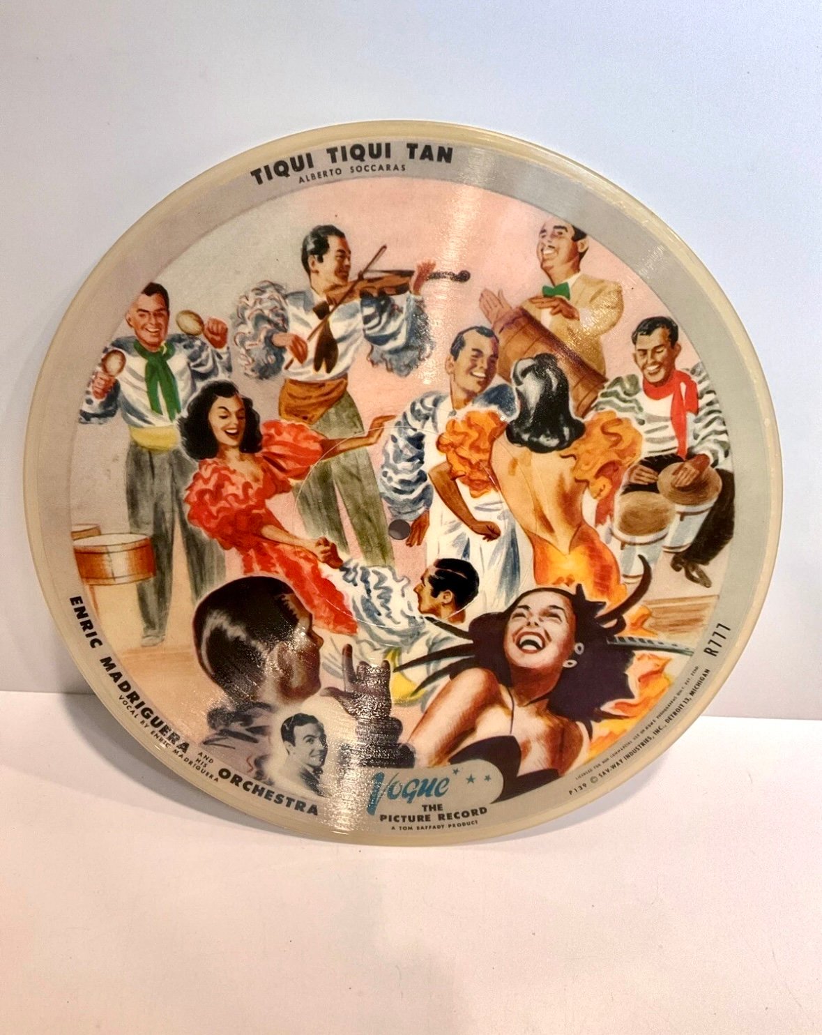 Vogue Picture Disc R777 VG Enric Madriguera Tiqui Tan La Rhumba Tropical