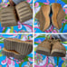 Vintage 90s soda suede loafer platforms
